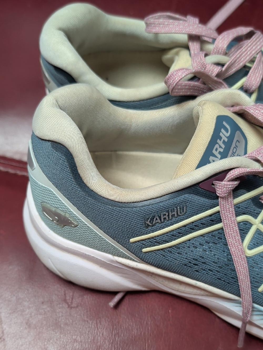Karhu Womens Fusion Ortix 3.5 Hivo F200341 Blue Running Shoes Sneakers Size 8.5 - Picture 6 of 11